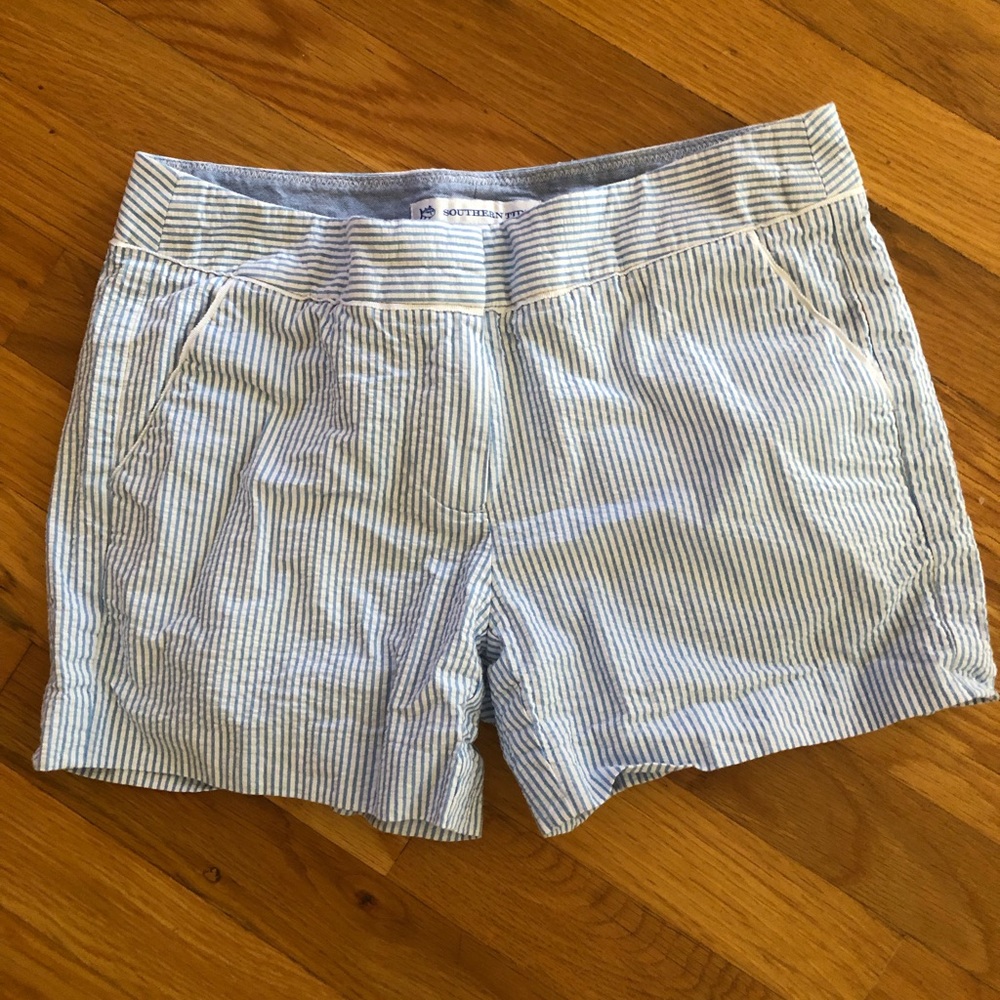 NWOT Southern Tide Seersucker Shorts